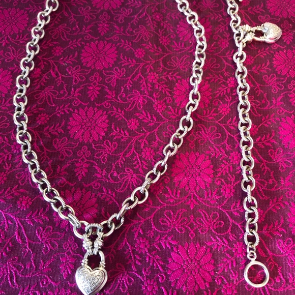 Silver 925 with 1/4ct Diamond Heart Necklace. - Picture 8 of 10